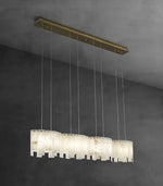 Alabaster Modern Layering Chandelier — image 11