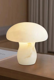Alabaster Modern Mushroom Table Lamp — image 12