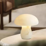 Alabaster Modern Mushroom Table Lamp — image 4