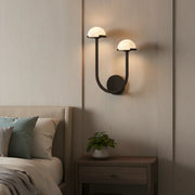 Alabaster Mushroom Wall Lamp