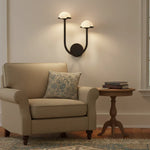 Alabaster Mushroom Wall Lamp
