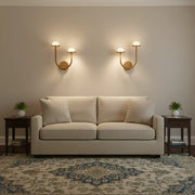 Alabaster Mushroom Wall Lamp