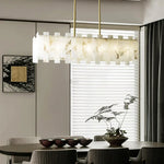 Alabaster Rectangular Linear Chandelier — image 3