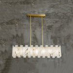 Alabaster Rectangular Linear Chandelier — image 13