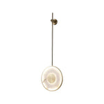 Alabaster Modern Round Strip Wall Lamp — image 1