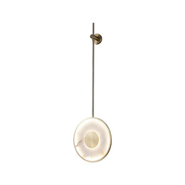 Alabaster Modern Round Strip Wall Lamp — image 1