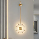 Alabaster Modern Round Strip Wall Lamp — image 2