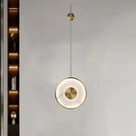 Alabaster Modern Round Strip Wall Lamp — image 9