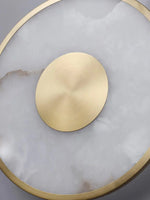 Alabaster Modern Round Strip Wall Lamp — image 16