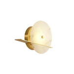 Alabaster Modern Round Wall Sconce — image 1