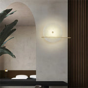 Alabaster Modern Round Wall Sconce — image 12