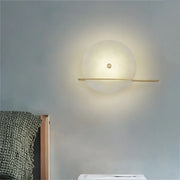 Alabaster Modern Round Wall Sconce — image 9