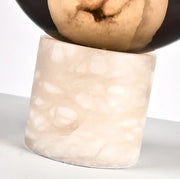 Alabaster Modern Smoked Glass Table Lamp — image 16