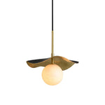 Alabaster Montera Brass Pendant Light — image 15