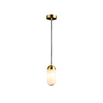 Alabaster Moonshade Copper Pendant Lamp — image 13