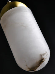 Alabaster Moonshade Copper Pendant Lamp — image 10