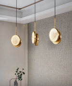 Alabaster Moonshade Pendant Light