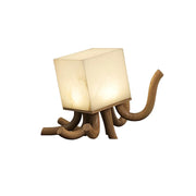 Alabaster Octavia Sculpture Table Lamp