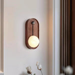 Alabaster Odis Spherical Wall Lamp