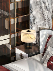 Alabaster Outela Brass Table Lamp — image 8
