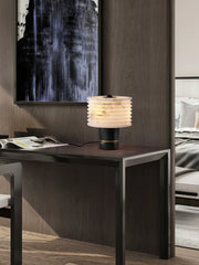 Alabaster Outela Brass Table Lamp — image 6
