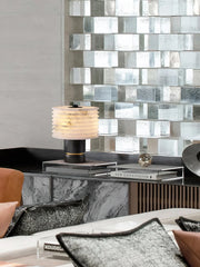 Alabaster Outela Brass Table Lamp — image 9