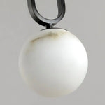 Alabaster Oval Ring Pendant Lamp — image 18