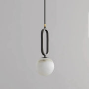 Alabaster Oval Ring Pendant Lamp — image 16