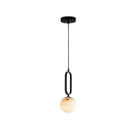 Alabaster Oval Ring Pendant Lamp — image 19