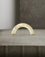 Alabaster Piped Table Lamp