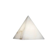 Alabaster Pyramid Table Lamp — image 1