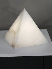 Alabaster Pyramid Table Lamp — image 14