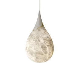 Alabaster Raindrop Pendant Light — image 1