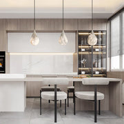 Alabaster Raindrop Pendant Light — image 4