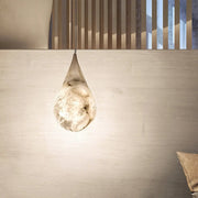 Alabaster Raindrop Pendant Light — image 11