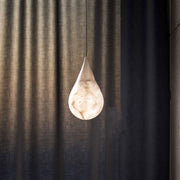 Alabaster Raindrop Pendant Light — image 8