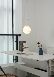 Alabaster Raindrop Pendant Light — image 17