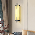 Alabaster Rectangle Calliope Wall Sconce