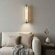 Alabaster Rectangle Calliope Wall Sconce