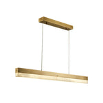 Alabaster Rectangle Linear Pendant Light — image 1