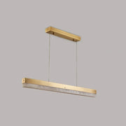 Alabaster Rectangle Linear Pendant Light — image 30