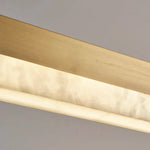 Alabaster Rectangle Linear Pendant Light — image 25