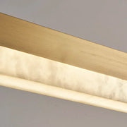 Alabaster Rectangle Linear Pendant Light — image 25