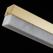 Alabaster Rectangle Linear Pendant Light — image 26