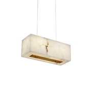 Alabaster Rectangular Chandelier — image 1