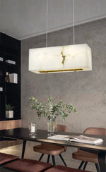 Alabaster Rectangular Chandelier — image 6