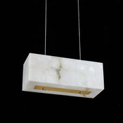 Alabaster Rectangular Chandelier — image 13