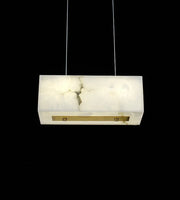 Alabaster Rectangular Chandelier — image 11