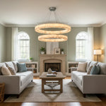 Alabaster Rivage Round Chandelier