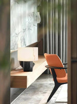 Alabaster Solid Cylindrical Table Lamp — image 6